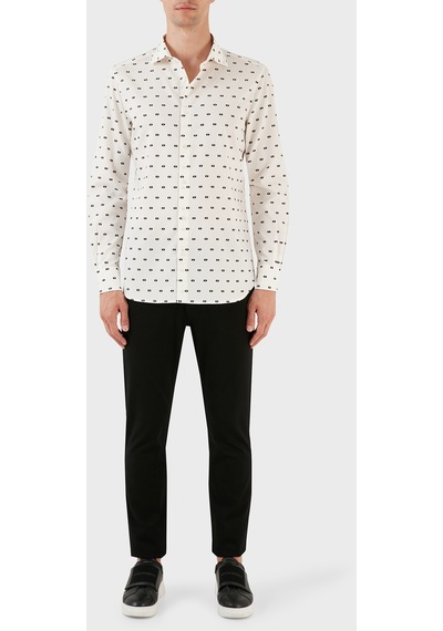 Emporio Armani Erkek Gömlek 6r1c86 1nmvz F1e7 Beyaz