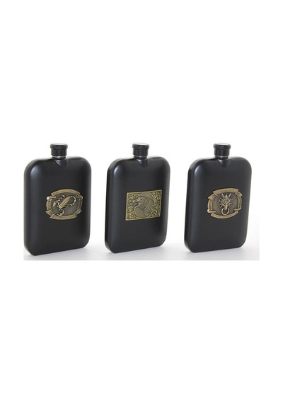 Paslanmaz Çelik Kabartmalı Tekli 6 Oz Matara Cok Renkli