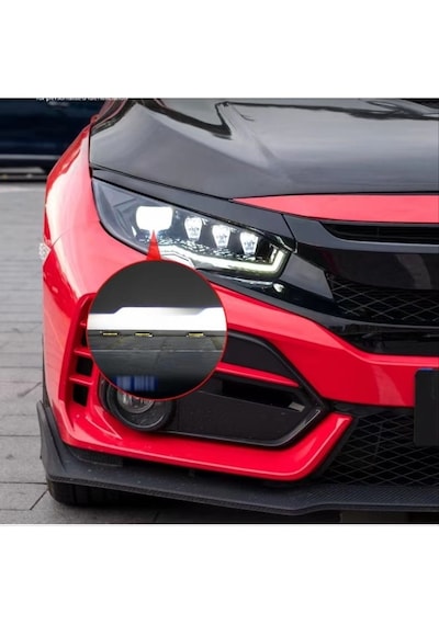 Honda Civic Fc5 2016-2021 Uyumlu 3 Lens Diamond Far