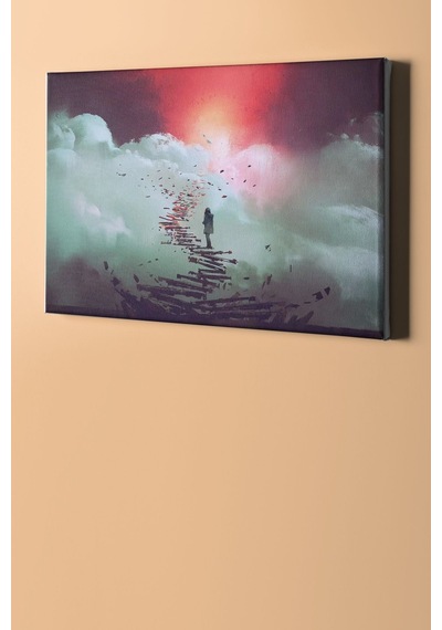 Webstyle Sayılarla Boyama Seti Kasnaklı Bulutlara Yolculuk 60 X 75 Cm