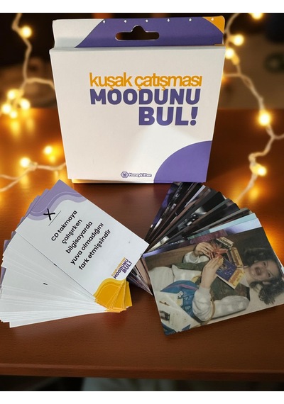 Moodunu Bul Kuşak Çatışması Kart Oyunu 45 Adet Kart