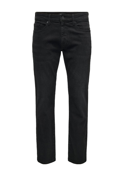 Only & Sons Slim Fit Jeans Onsweft Orta Bel Slim Fit Jeans Siyah