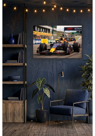 Formula 1 Motors Temalı Dekoratif Cam Tablo -25