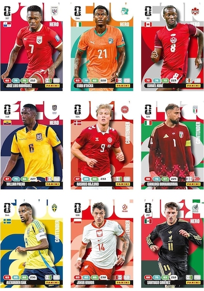Dünya Kupası 2026 Panini Adrenalyn Xl Fıfa Trading Card Dream Box Koleksiyon Kart 50 Kart 25i Özel