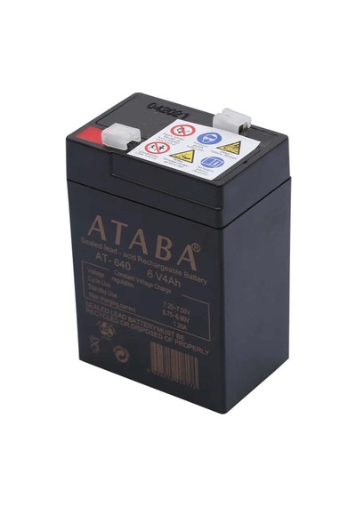Ataba At-640 6v 4ah Işıldak Aküsü
