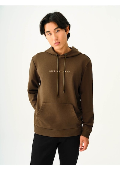 Loft Erkek Sweatshirt Koyu Haki Lf2038143 25kp69000098 P69195 Koyu Haki