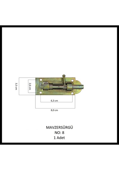 Mavzer Sürgü No: 08 Sarı