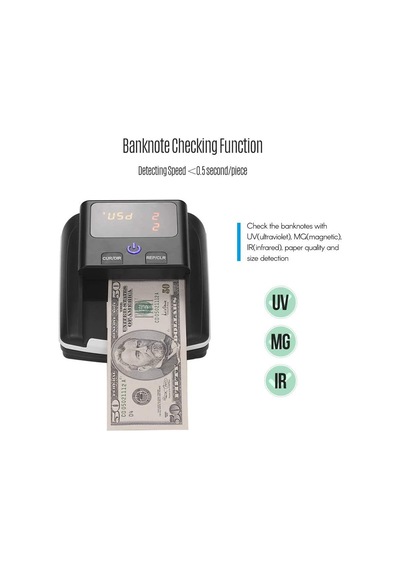 Bill Counter Al-130 F5 Sahtepara Kontrol Makinesi 5 Ülke Parası