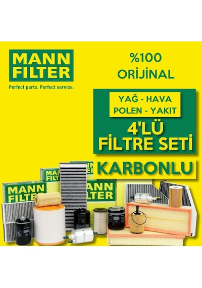 Citroen C-Elysee 1.6 Hdi Mann-Filter Filtre Bakım Seti 2013-2020 553117871
