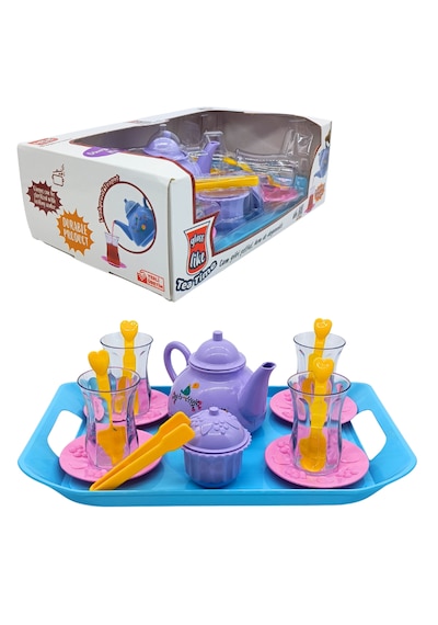 Birlik Oyuncak İnce Belli Bardak Seti Urt011010 Pembe Çay2