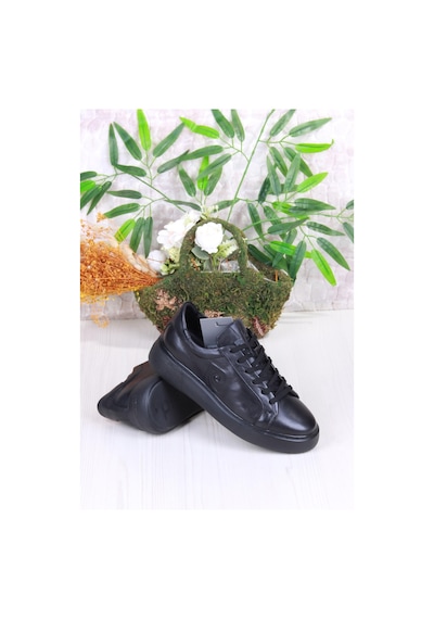 Pierre Cardin 1362002 Siyah Orijinal Ürün İç Ve Dış Hakiki Deri Sneaker Erkek Ayakkabı Siyah