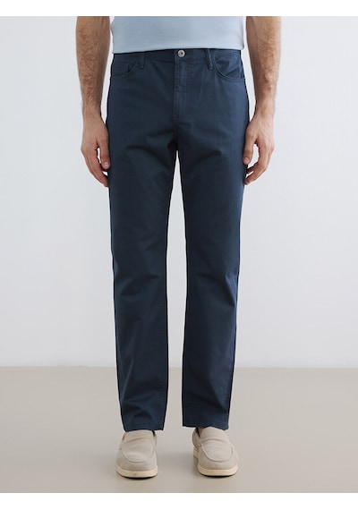 Lcwaıkıkı Classic İndigo Regular Fit Gabardin Erkek Chino Pantolon