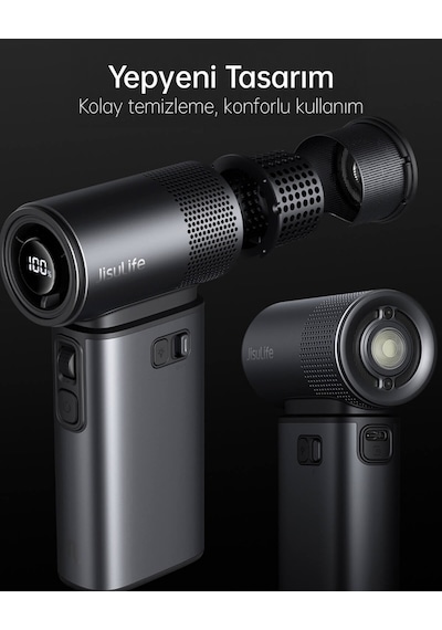 Handheld Fan Ultra 2 9000mah Gri El Fanı / Fener