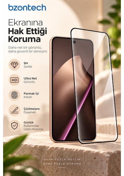 Xiaomi 15t Pro Uyumlu Anti Statik Ekran Koruyucu Toz Tutmayan Kırılmaz Cam