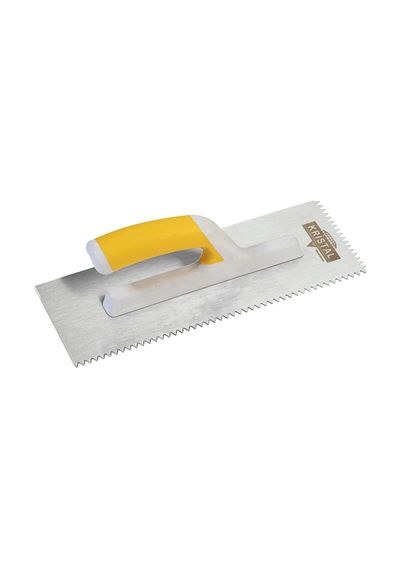 Kristal Seramik Malası Paslanmaz Plastik Sap Üçgen Diş 35cm