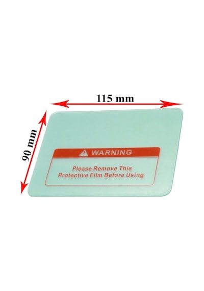 Otomatik Kararan Maske Koruma Camı Dış 90 X 115 X 1 Mm