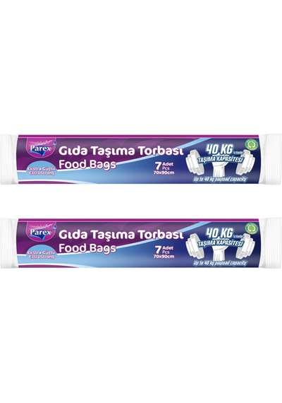 Gıda Kurban 7'li Taşima Torbası 70 X 90 Cm İkili Paket
