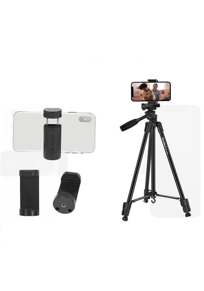 Np-3180s Bt Kumandalı Kamera Telefon Tutucu Tripod 129cm-al4646
