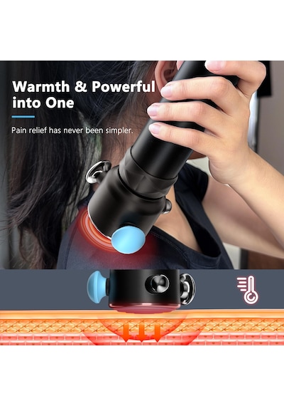 Hyako Pro Masaj Tabancası Terapi Masajı Derin Doku Titreşim Masajı Tam Vücut Ağrısı Giderici Ve Fasya Sınırlayıcı Hediyeler İçin 7500rpm'ye Kadar Hyako Pro Masaj Tabancası Terapi Masajı Derin Doku Titreşim Masajı Tam Vücut Ağrısı Giderici Ve Fasya Sınırlayıcı Hediyeler İçin 7500rpm'ye Kadar