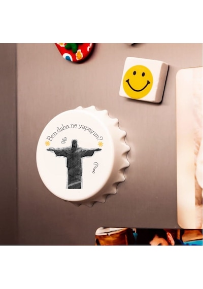 Ben Daha Ne Yapayım Tasarımlı Magnet Açacak 1 Adet