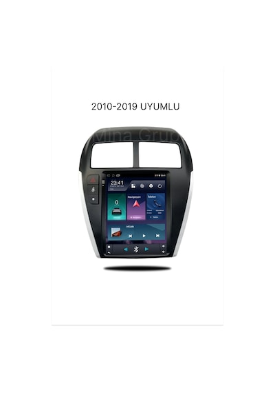 Snp Serisi Mitsubishi Asx 2010 İle 2019 Uyumlu 9.7 İnç Tesla Tasarım Android Multimedya Sistemi 6-128 Gb Hafıza Carplay Android Auto Ve Geri Görüş Kamerası 9.7''