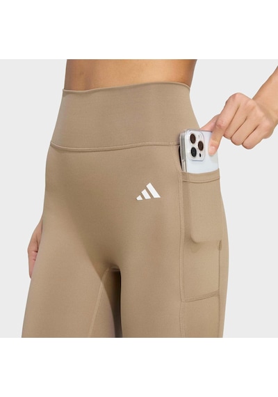 Adidas Optime Essentials 7/8 Kadın Bej Tayt Kt3832 Krem