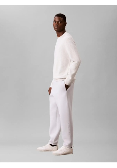 Calvin Klein Coolıng Spacer Embos, Psx Beyaz Erkek Eşofman Altı