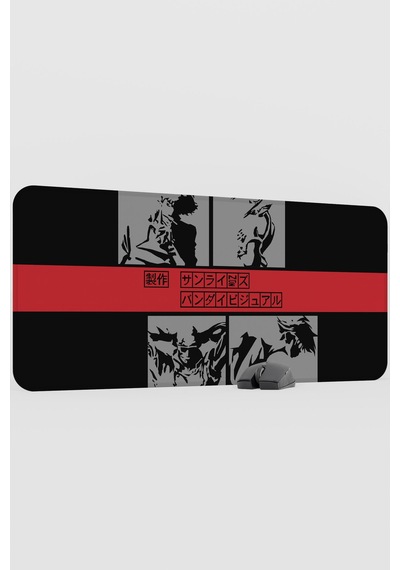 Cowboy Bebop Anime V3 - 90x40 Xxl Gaming Kauçuk Kaymaz Taban Mouse Pad Fare Altlığı
