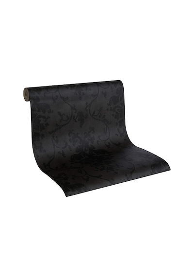 Duvar Kağıdı Antrasit Damask Desen D-Dept Sorbonne - Vinil