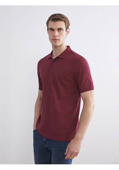Lcwaıkıkı Classic Bordo Polo Yaka Pike Erkek Tişört Lcwaıkıkı Classic Bordo Polo Yaka Pike Erkek Tişört