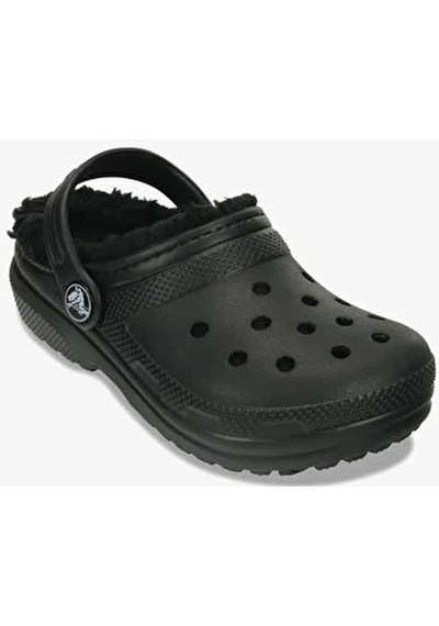 Crocs Classic Lined Clog Kids Çocuk Siyah Terlik 207010-060 Siyah