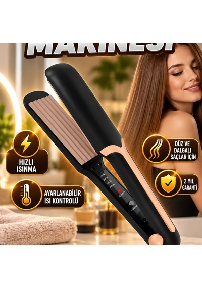 Dempower Dp-134 Saç Tost Makinesi Hızlı Isınma Ve Ayarlanabilir Isı Kontrolü