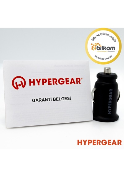 Hypergear 2.1A 2X Hızlı Araç Şarj Aleti Set Micro Kablo  Siyah