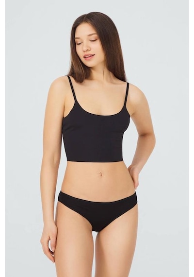 Cottonhill Basic Pamuklu Kadın Bikini Külot 5'li Paket çok Renkli Çok Renkli