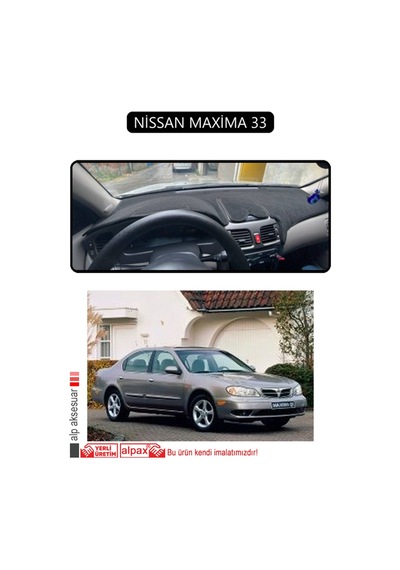 Nissan Maxima 33torpido Koruma Halısı Siyah Kenar