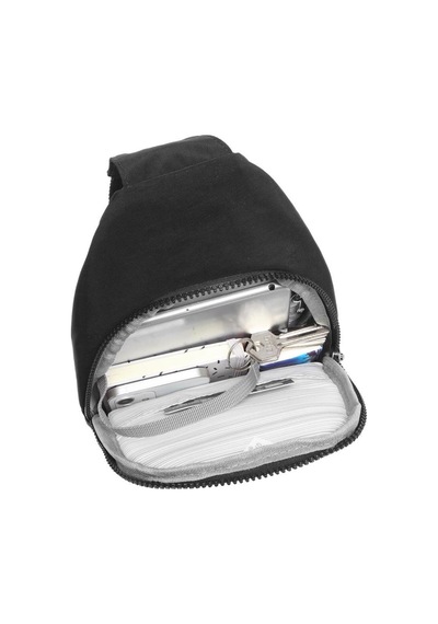 Metalik Kumaş Smart Bags Bodybag Postacı Çantası Kadın 1239 Siyah