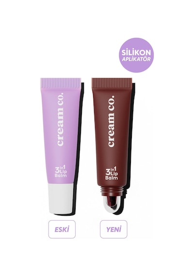Cream Co. Onarıcı Besleyici Nemlendirici Dudak Bakımı 3in1 Lip Balm Black Cherry