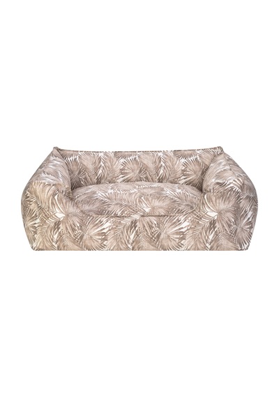 Hnrlıshp Pet Comfort Alpha Açık Kahverengi-beyaz Köpek Yatağı L 105x85cm