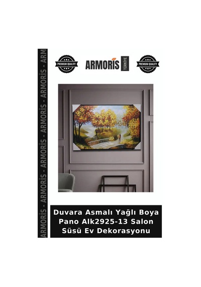 Duvara Asmalı Yağlı Boya Pano Alk2925-13 Salon Süsü Ev Dekorasyonu