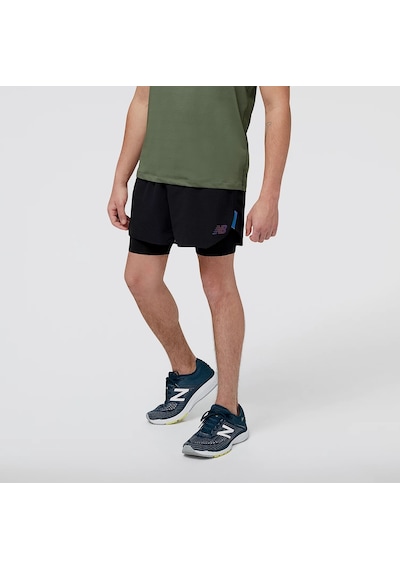 New Balance Erkek Şort Ms23282-bk Ms23282-bk Siyah