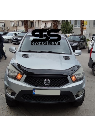 Ssangyong Uyumlu Piano Black Kaput Üstü Havalandırma Izgarası