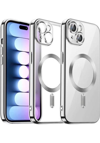 Newface Apple İphone 13 Kılıf Kross Magneticsafe Kapak - Titan Gri