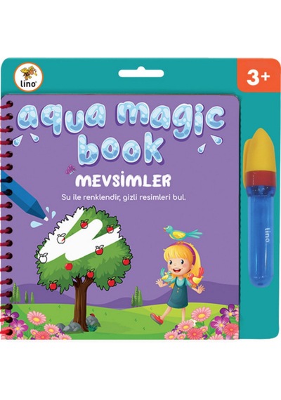 Aqua Magic Book - Mevsimler Sihirli Boyama Kitabı