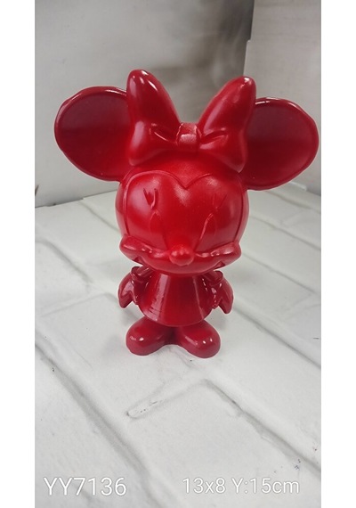 Yy7136 Minnie Mouse Biblo Silikon Kalıp
