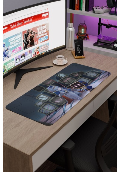 Ineffa Genshin Impact Anime Oyuncu V2 - 70x30 Xl Gaming Mouse Pad Fare Altlığı