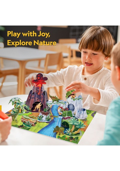 Kids Dinozor Oyun Seti 3d Puzzle Ds1078h