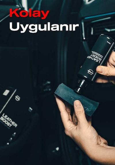 Nasiol Leatherboost Araç Ev Ofis Deri Yüzeyler için Nano Kaplama Deri Bakımı 1 Yıl Dayanım 150 ML