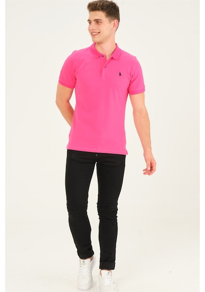T8561 Dewberry Erkek Tshırt-fuşya Fuşya