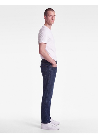 Koton Pamuklu Normal Bel Cepli Straight Fit Jean Pantolon - Mark Jean Koyu İndigo 7wam40147nd
