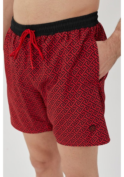 Exuma Swım Shorts M Erkek Şort 1415031-102-red P Kırmızı-kırmızı